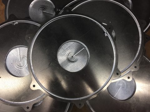 Photo of aluminium light heat plates